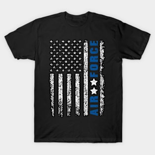 US Flag Airplane Patriotic American Pilot T-Shirt